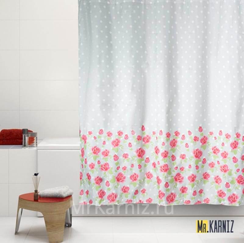 Штора для ванной Roses Штора для ванной Roses