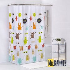 Штора для ванной Mad wood