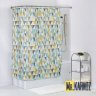Штора для ванной Tringular Scrawl мульти фото 1