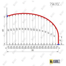 79495C Карниз по чертежу