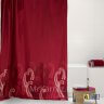 Штора для ванной Fernando бордовая фото 1