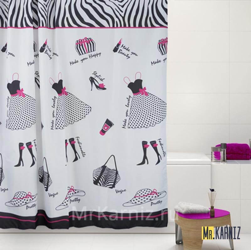 Штора для ванной Happy Girl Штора для ванной Happy Girl