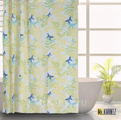 Штора для ванной Legend of butterflies