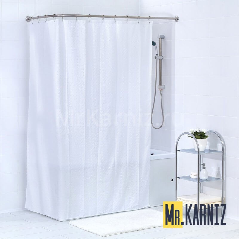 Шторa двойная "Пузырьки" белый Шторa двойная Пузырьки белый