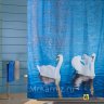 Штора для ванной SWANS Лебеди фото 1